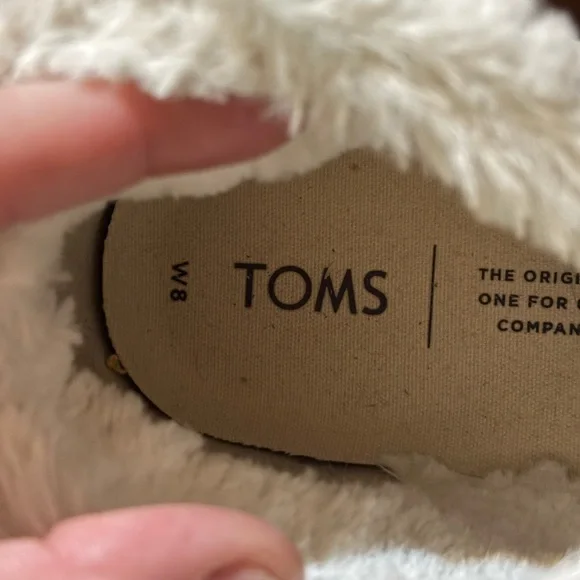 TOMS Women’s Paxton Suede Fur-Lined Short Boots Sneakers Size 8 - Picture 7 of 8